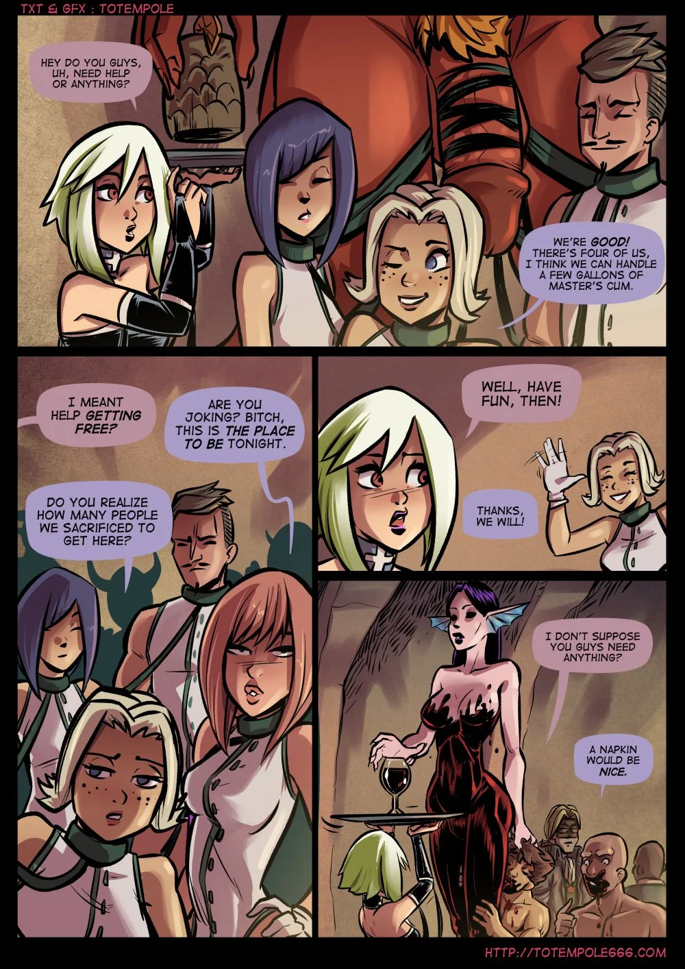 The Cummoner [Totempole] 22 . The Cummoner - Chapter 22 - Paradise Lust [Totempole] – page 16