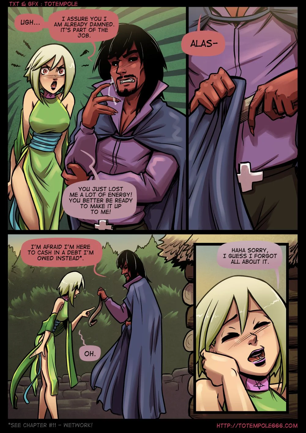 The Cummoner [Totempole] 22 . The Cummoner - Chapter 22 - Paradise Lust [Totempole] – page 3