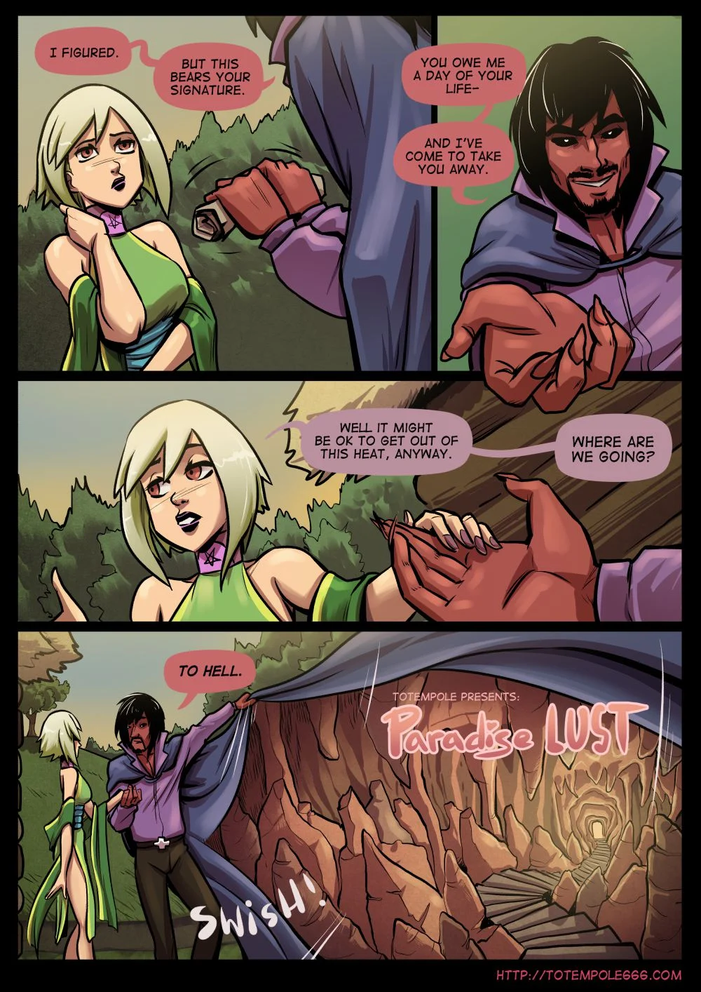 The Cummoner [Totempole] 22 . The Cummoner - Chapter 22 - Paradise Lust [Totempole] – page 4