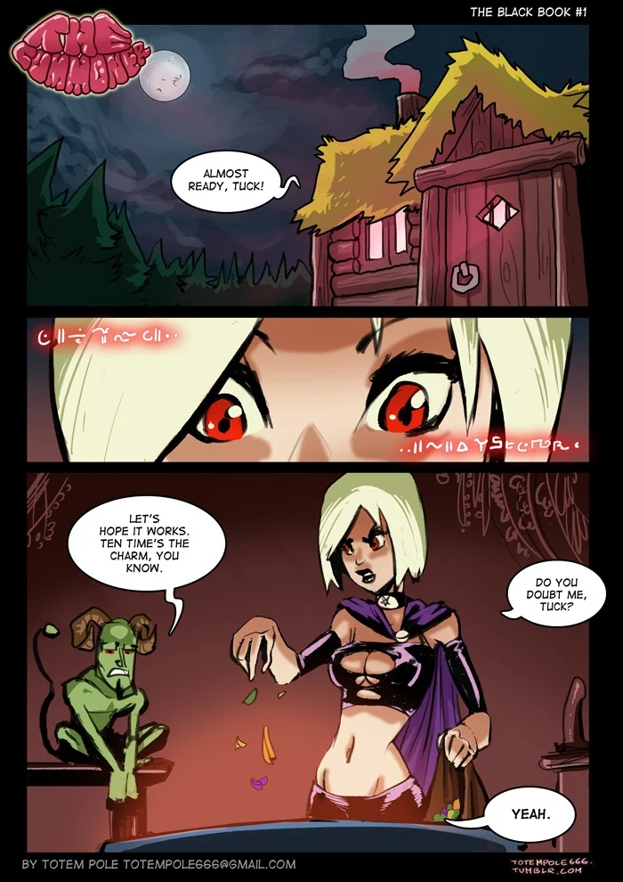 The Cummoner [Totempole] 1.5 . The Cummoner - Chapter 1.5 - Side Story #1 The Black Book [Totempole] – page 2