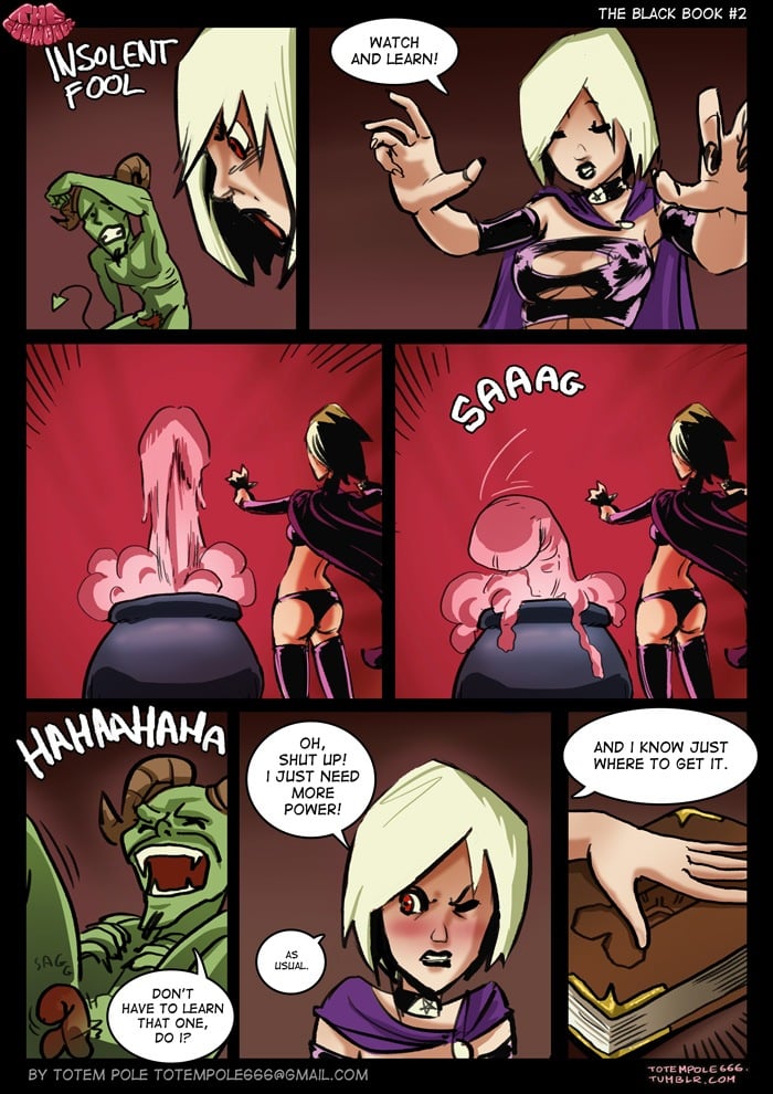 The Cummoner [Totempole] 1.5 . The Cummoner - Chapter 1.5 - Side Story #1 The Black Book [Totempole] – page 3