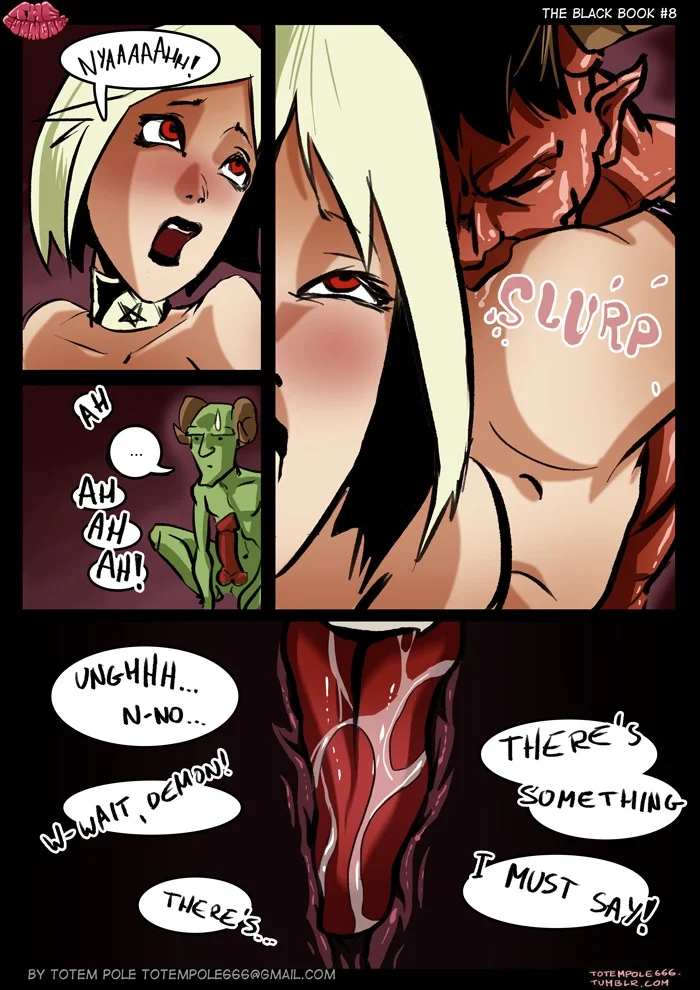 The Cummoner [Totempole] 1.5 . The Cummoner - Chapter 1.5 - Side Story #1 The Black Book [Totempole] – page 9