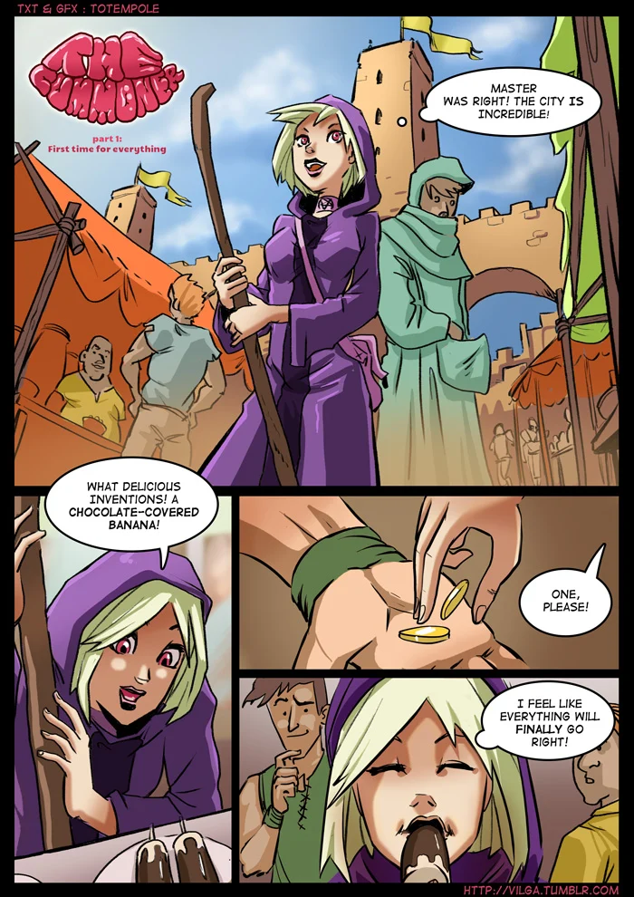 The Cummoner [Totempole] 1 . The Cummoner - Chapter 1 - First Time For Everything [Totempole] – page 2