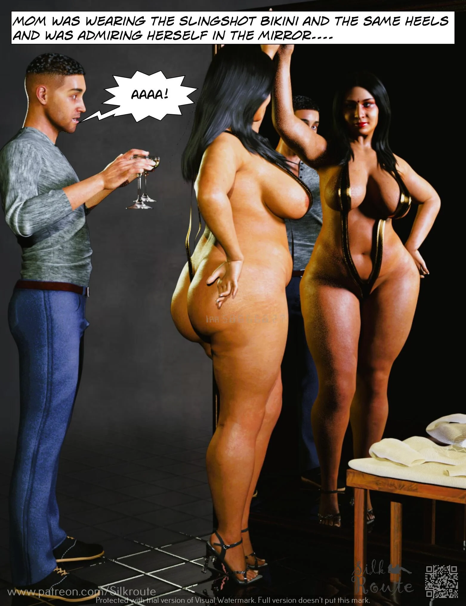 Rani Aunty [Silk Route] 3.1 . Rani Aunty - The V - 1 - Chapter 3.2 [Silk Route] – page 46