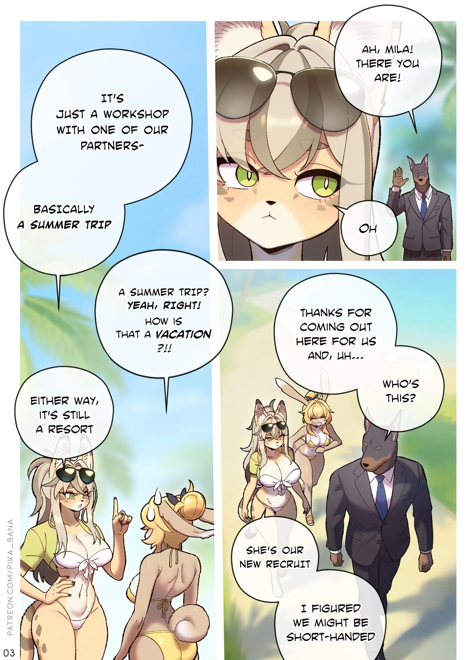 Summer Workcation [Strong Bana] 1 . Summer Workcation - Chapter 1 [Strong Bana] – page 3
