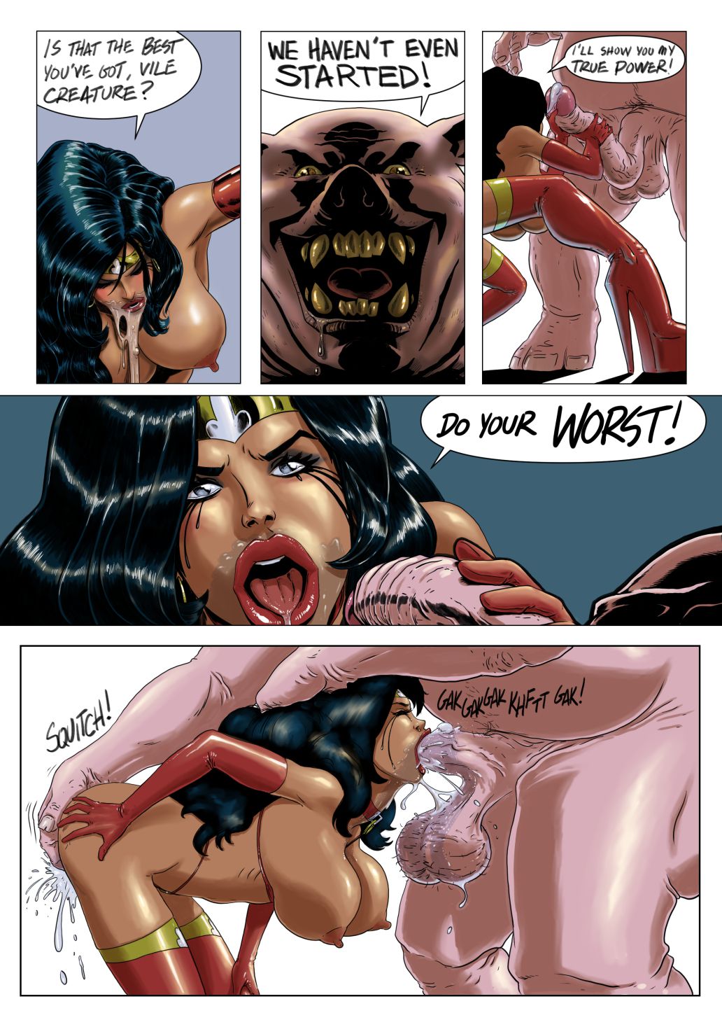 Wondercunt (Justice League) [Fenris Comix] 1 . Wondercunt - Chapter 1 (Justice League) [Fenris Comix] – page 8