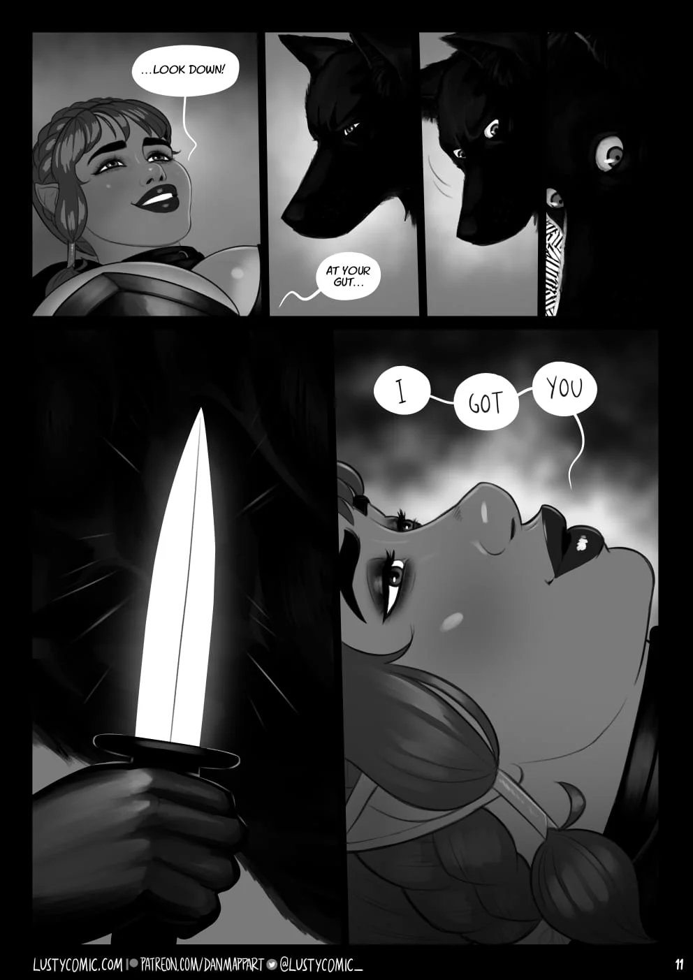 Lusty In Fantastic Breasts [Dan Mapplethorpe] 5 . Lusty And The Big Bad Werewolf - Chapter 5 [Dan Mapplethorpe] – page 11