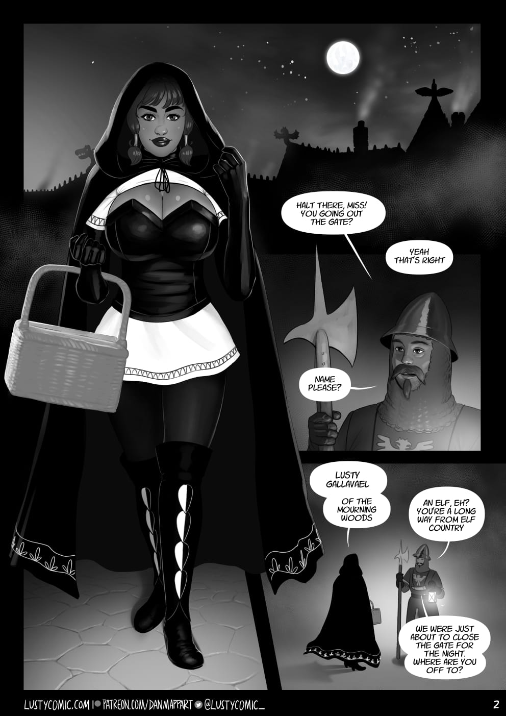 Lusty In Fantastic Breasts [Dan Mapplethorpe] 5 . Lusty And The Big Bad Werewolf - Chapter 5 [Dan Mapplethorpe] – page 2