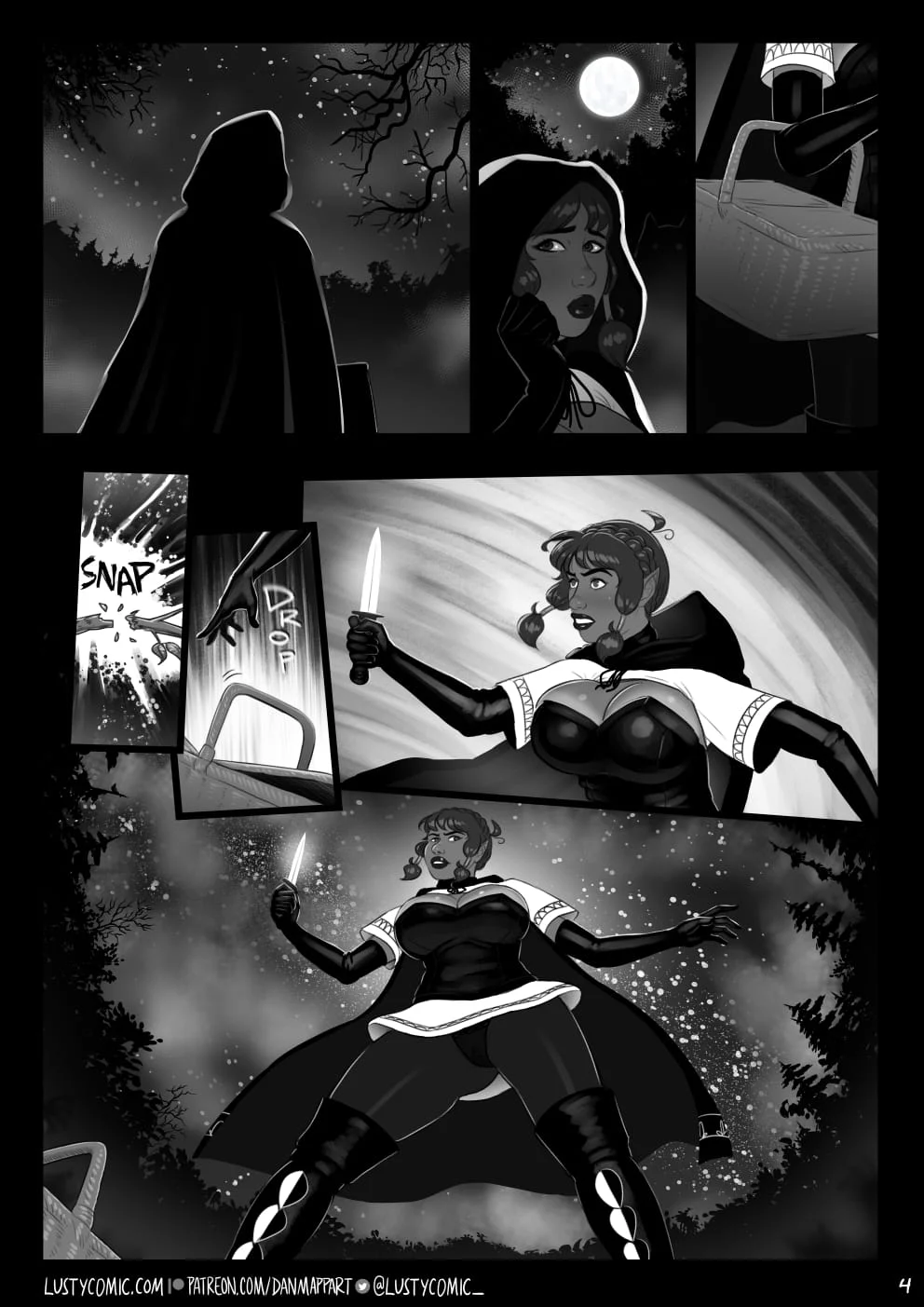 Lusty In Fantastic Breasts [Dan Mapplethorpe] 5 . Lusty And The Big Bad Werewolf - Chapter 5 [Dan Mapplethorpe] – page 4