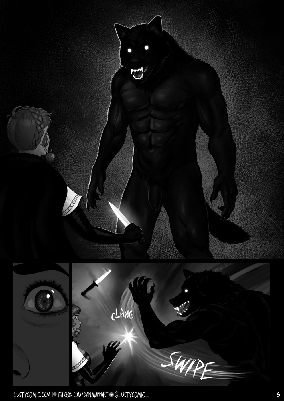 Lusty In Fantastic Breasts [Dan Mapplethorpe] 5 . Lusty And The Big Bad Werewolf - Chapter 5 [Dan Mapplethorpe] – page 6