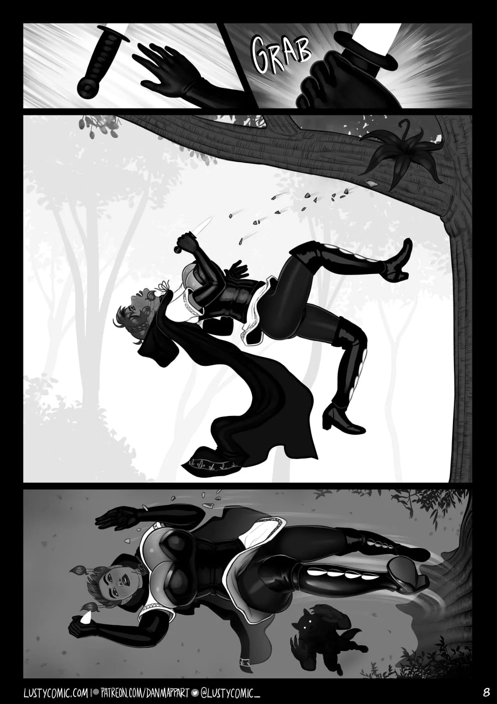 Lusty In Fantastic Breasts [Dan Mapplethorpe] 5 . Lusty And The Big Bad Werewolf - Chapter 5 [Dan Mapplethorpe] – page 8