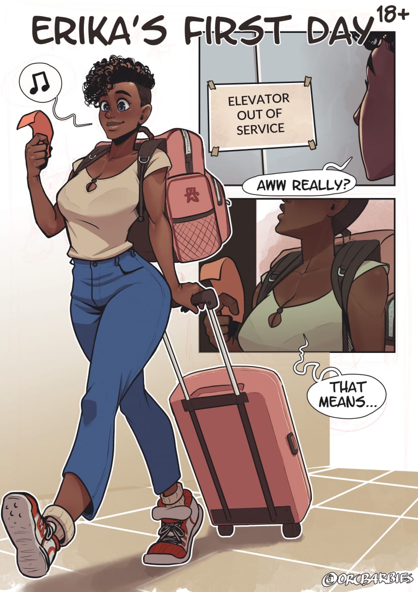A Special Gobbo College Comic [OrcBarbies] 1 . A Special Gobbo College Comic - Erika's First Day - Chapter 1 [OrcBarbies] – page 4