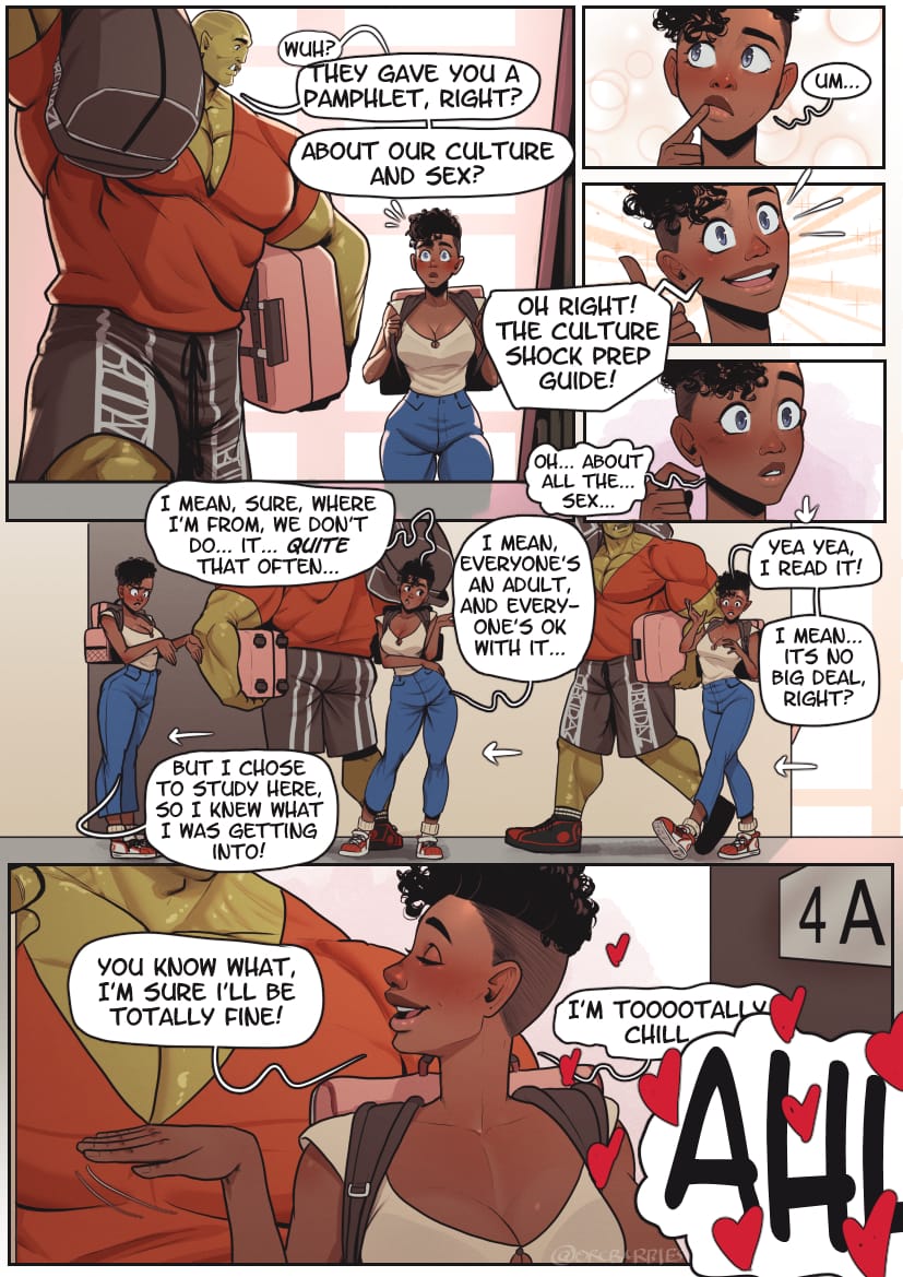 A Special Gobbo College Comic [OrcBarbies] 1 . A Special Gobbo College Comic - Erika's First Day - Chapter 1 [OrcBarbies] – page 7