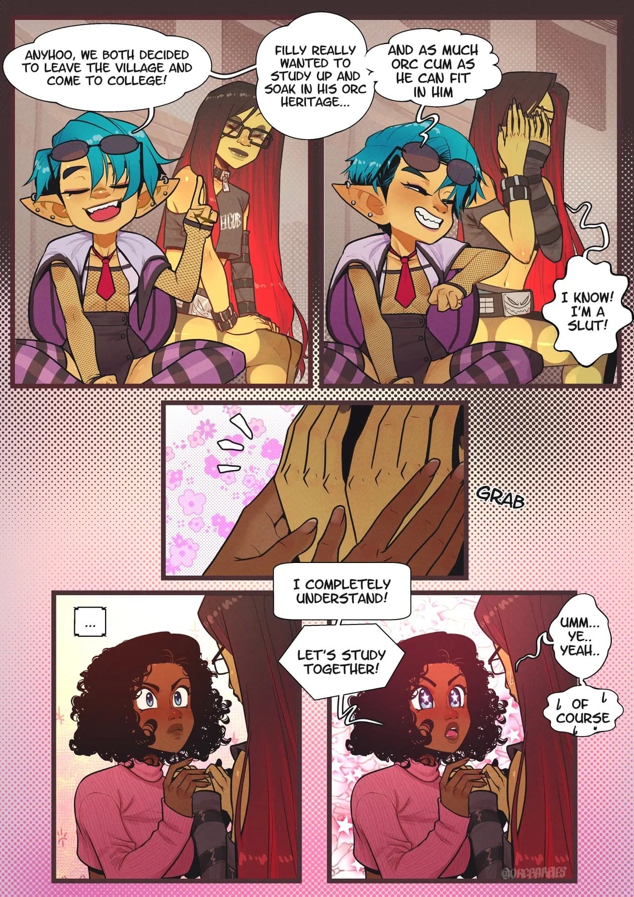A Special Gobbo College Comic [OrcBarbies] 0.1 . Erika's First Week - [OrcBarbies] – page 28