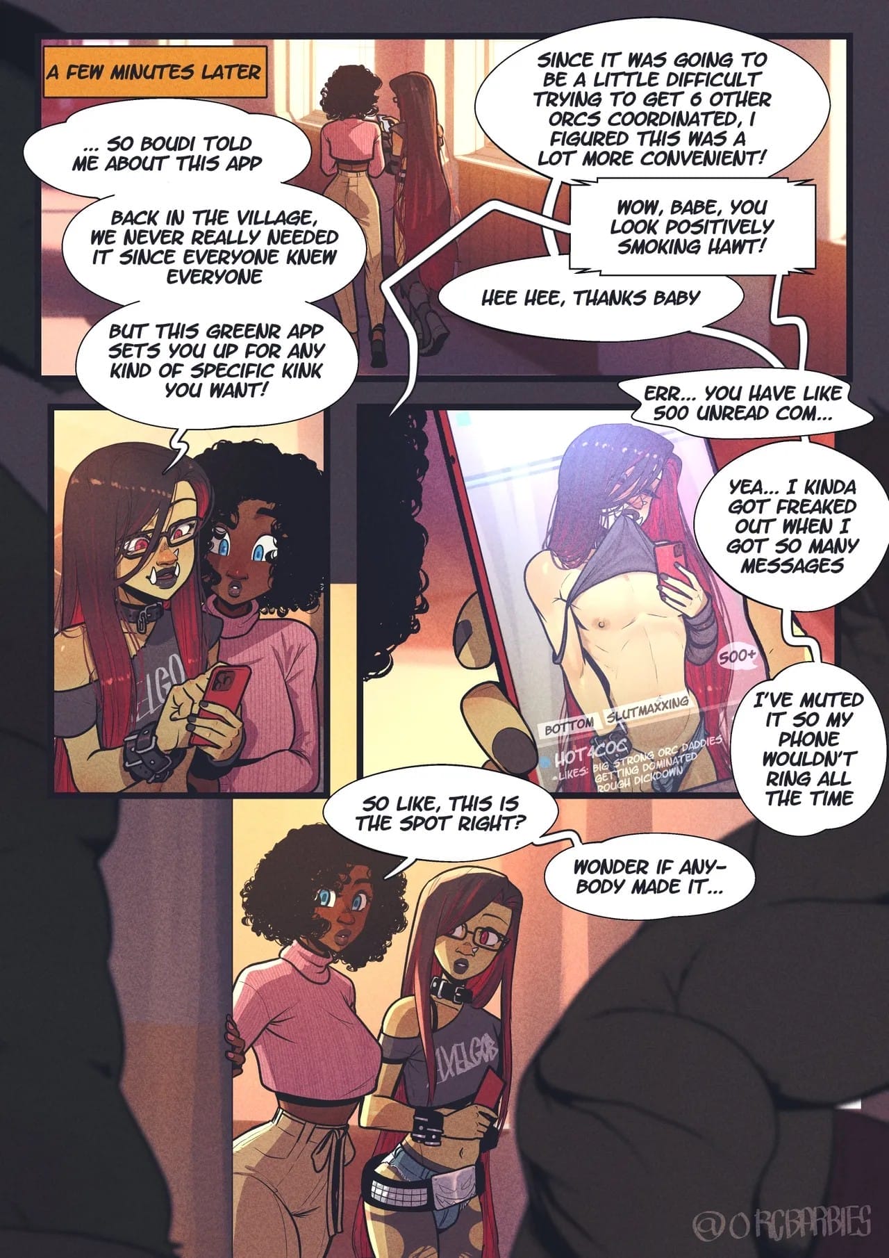 A Special Gobbo College Comic [OrcBarbies] 0.1 . Erika's First Week - [OrcBarbies] – page 35