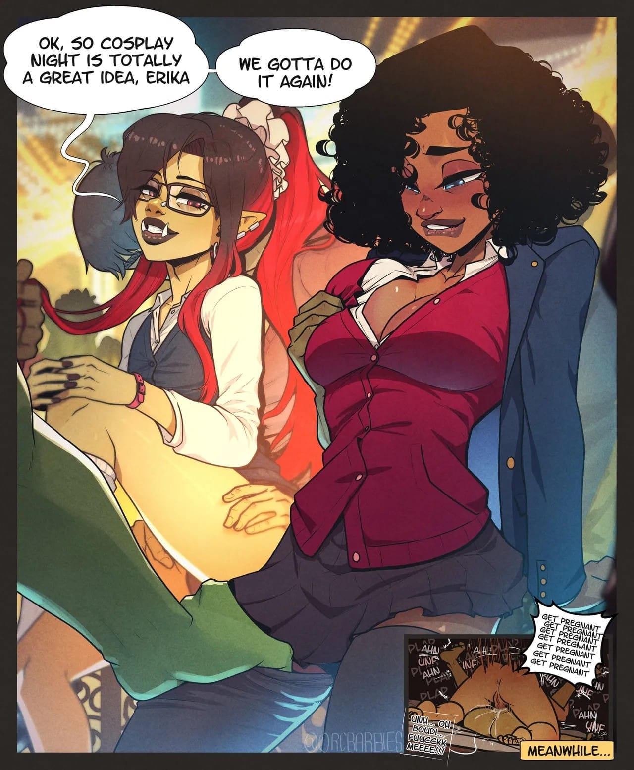 A Special Gobbo College Comic [OrcBarbies] 0.1 . Erika's First Week - [OrcBarbies] – page 51