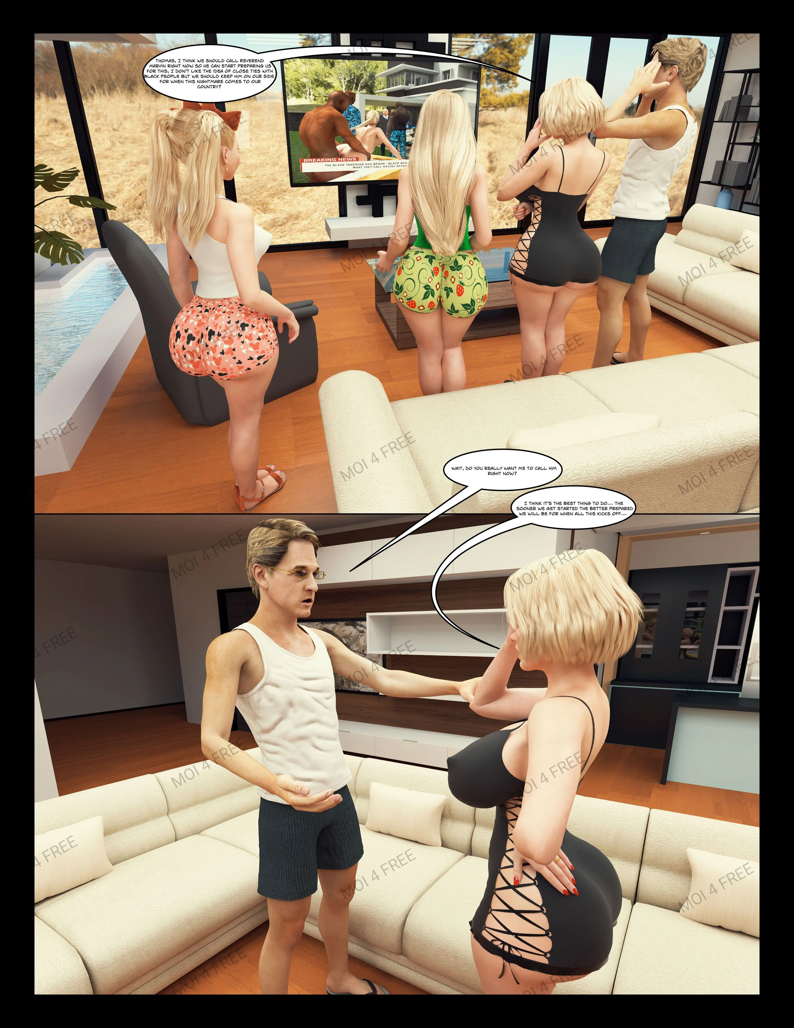 Black Takeover [Moiarte3D] 1 . Black Takeover - The Millers - Chapter 1 [Moiarte3D] – page 6