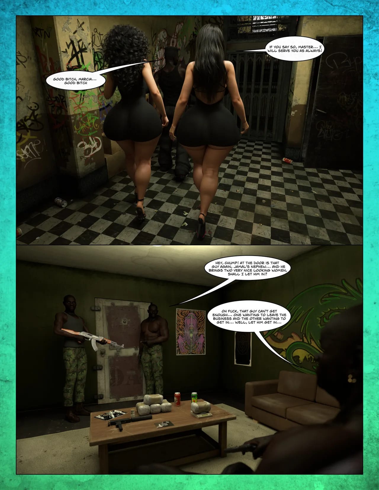 Black Takeover [Moiarte3D] 4 . Black Takeover - Ortega Chronicles - Chapter 4 [Moiarte3D] – page 28