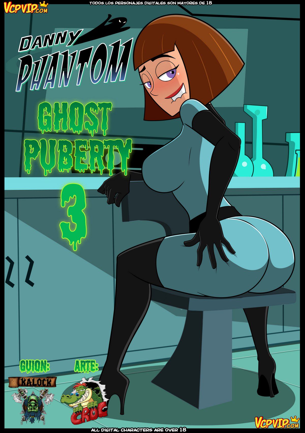 Ghost Puberty (Danny Phantom) [Milky Bunny] 3 . Ghost Puberty - Chapter 3 (Danny Phantom) [Croc] – page 1
