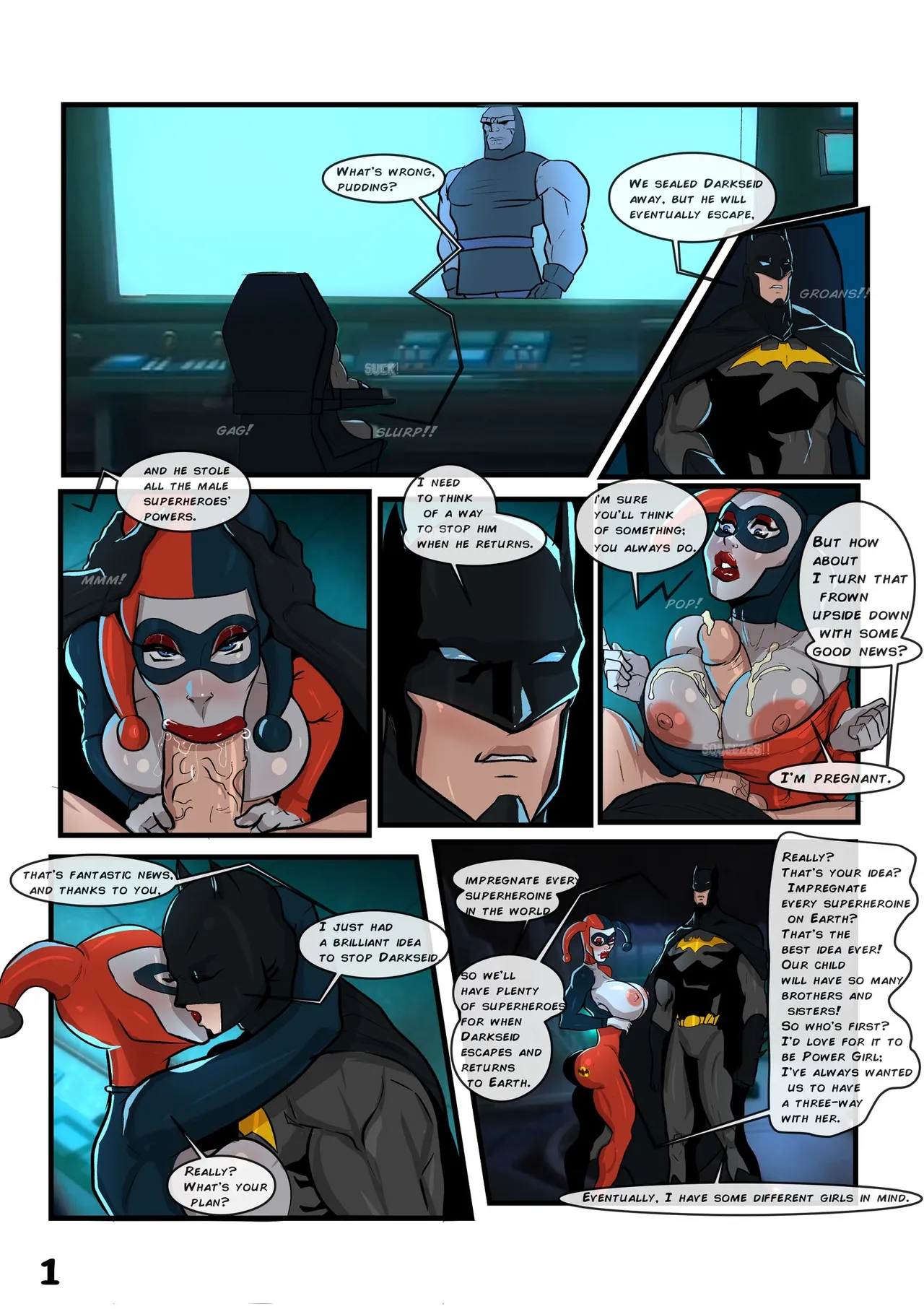 Batman impregnates the DC universe (Justice League) [Lasga Claven] Chapter 1 – page 2