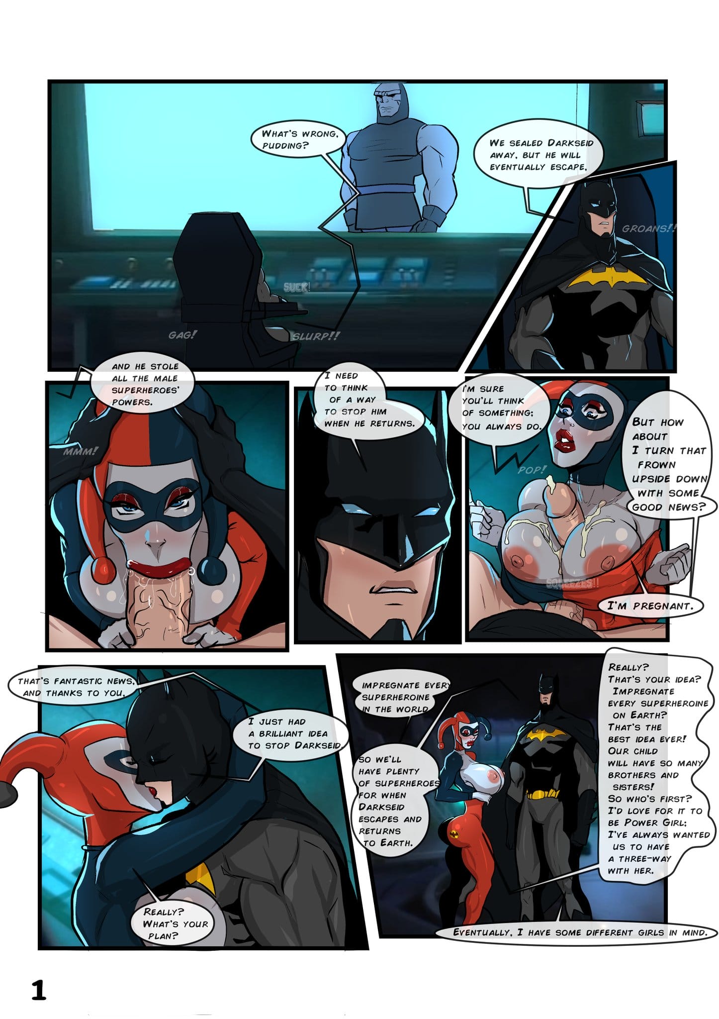Batman impregnates the DC universe (Justice League) [Lasga Claven] 1 . Batman impregnates the DC universe - Chapter 1 (Justice League) [Lasga Claven] – page 2