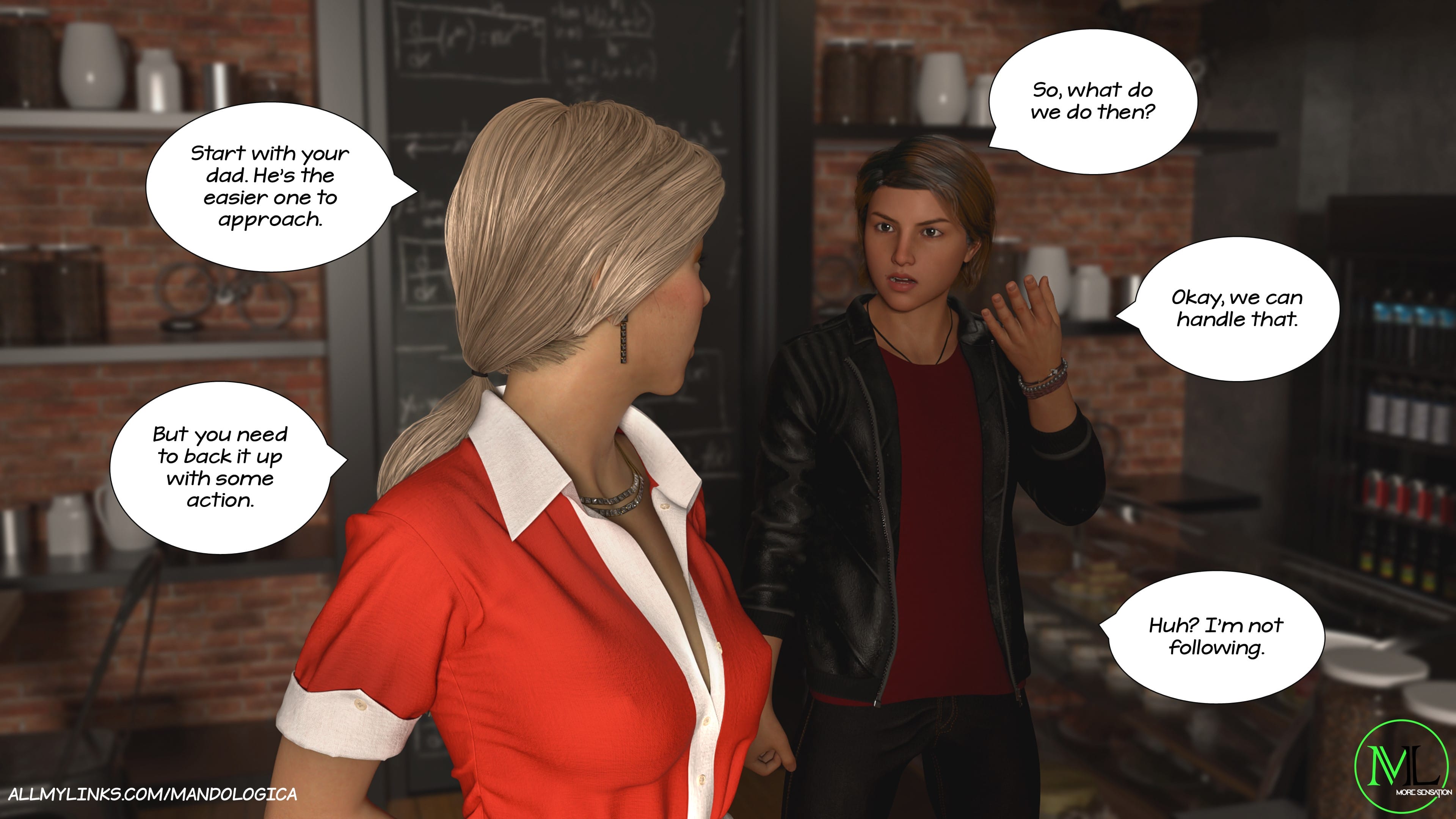 Teamwork [MandoLogica] 17 . Teamwork - Chapter 17 [MandoLogica] – page 135