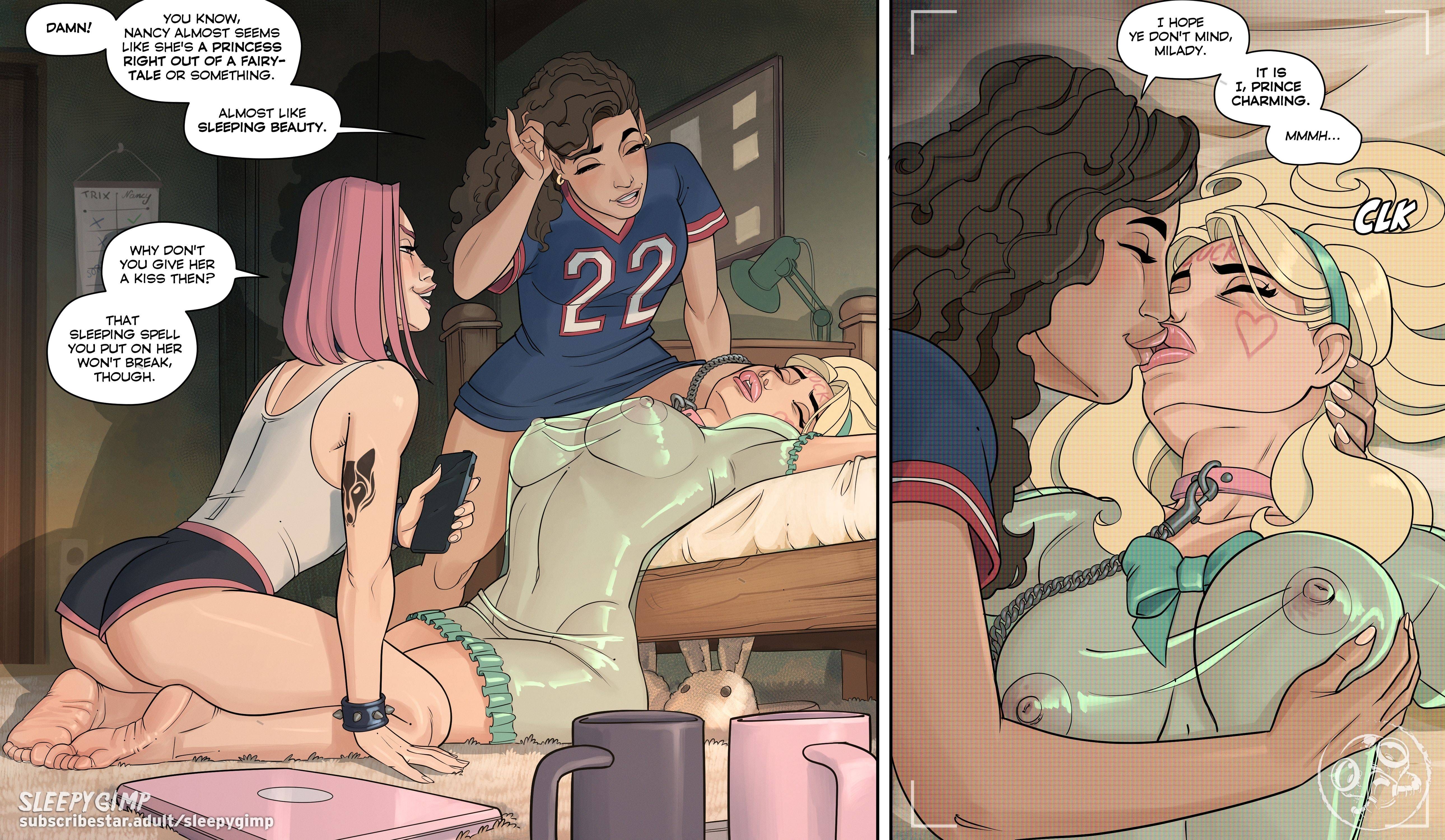 Nancy Templeton - Slumber Party Mystery [Sleepy Gimp] 1 . Nancy Templeton - Slumber Party Mystery - Chapter 1 [Sleepy Gimp] – page 17