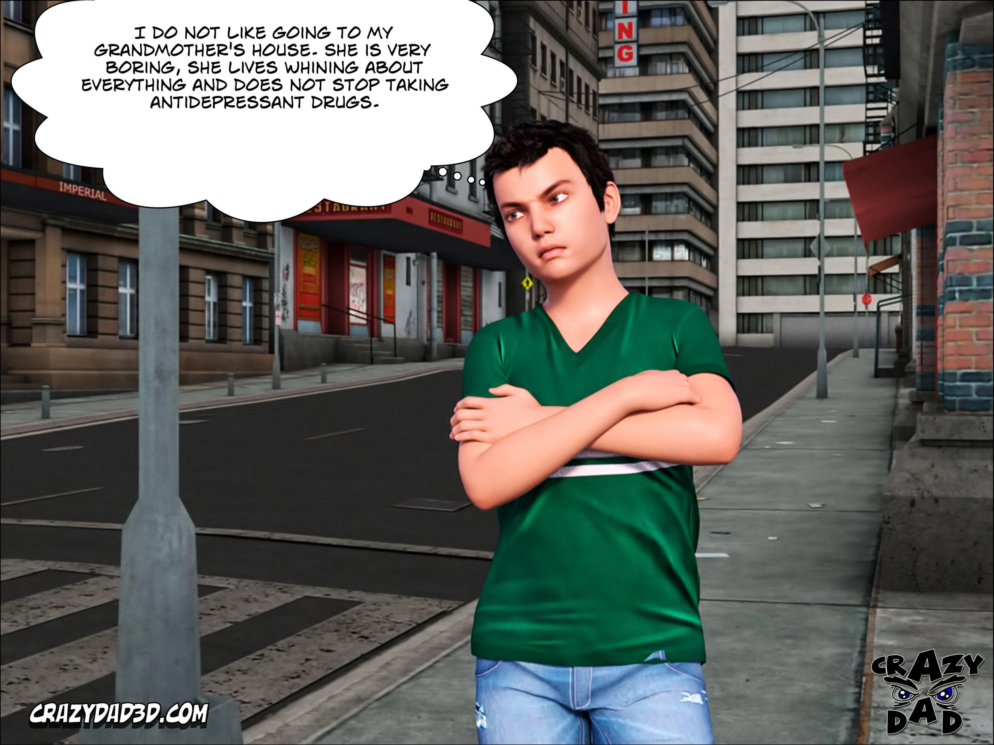 The Grandma [CrazyDad3D] 1 . The Grandma  - Chapter 1 [CrazyDad3D] – page 3