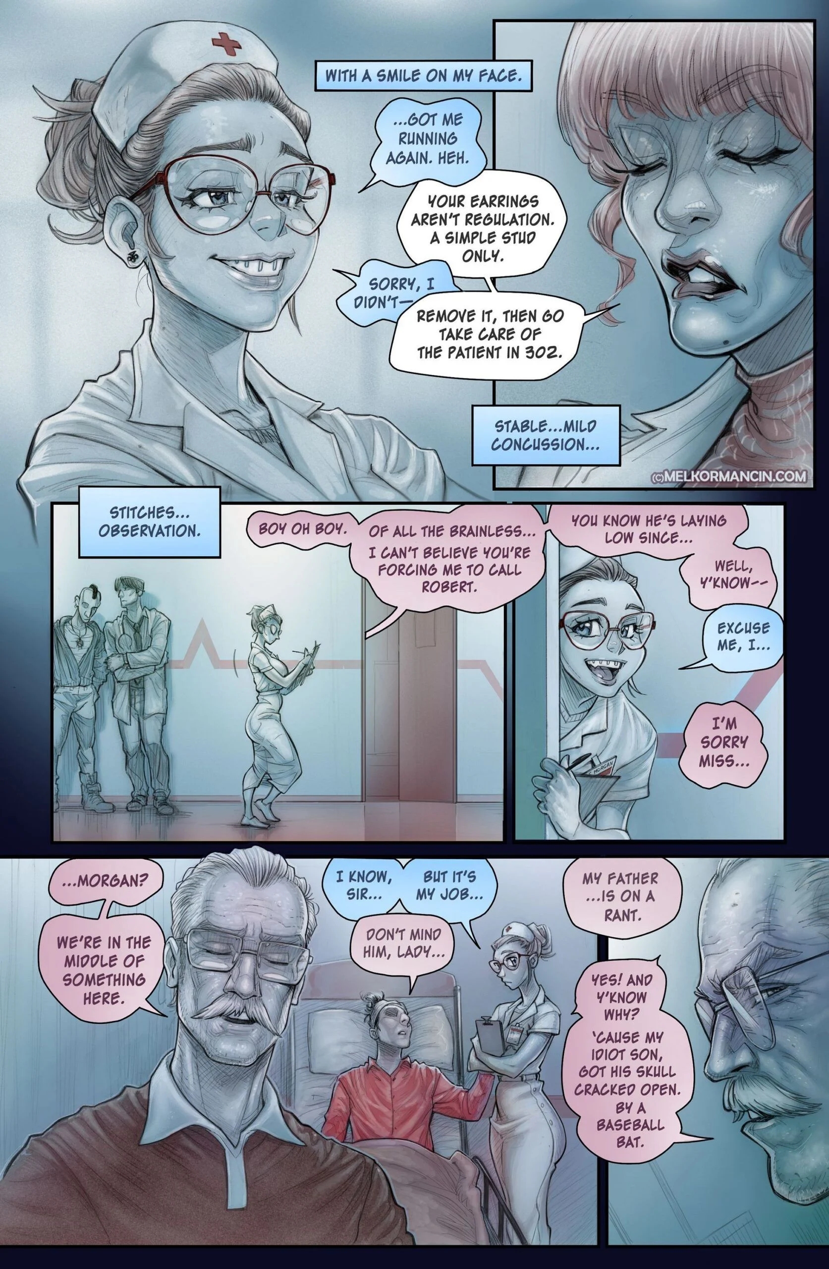 Nurse Morgan [Romulo Melkor Mancin] 1 . Nurse Morgan - Chapter 1 [Romulo Melkor Mancin] – page 4