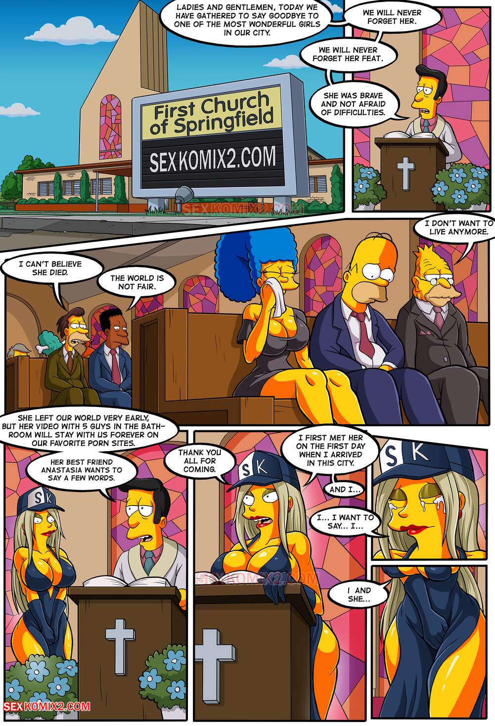 Adventures of Anastasia - Meet me Springfield (The Simpsons) [SexKomix] 3 . Adventures of Anastasia - Who Stole The Panties? - Chapter 3 (The Simpsons) [SexKomix] – page 2