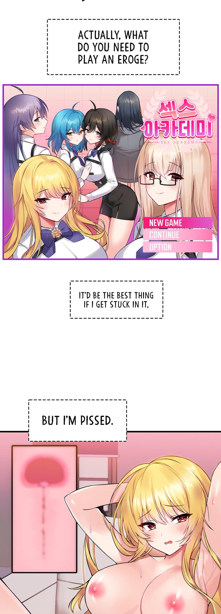 Trapped in a Hentai Game Academy Chapter 1 – page 2