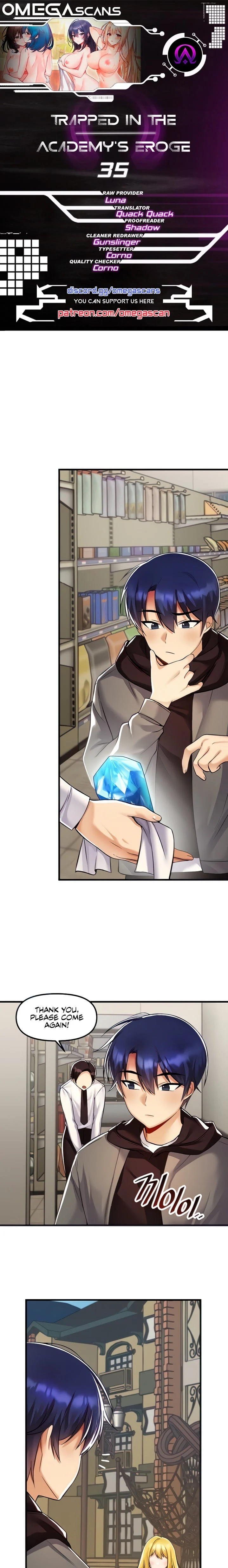 Trapped in a Hentai Game Academy Chapter 35 – page 1