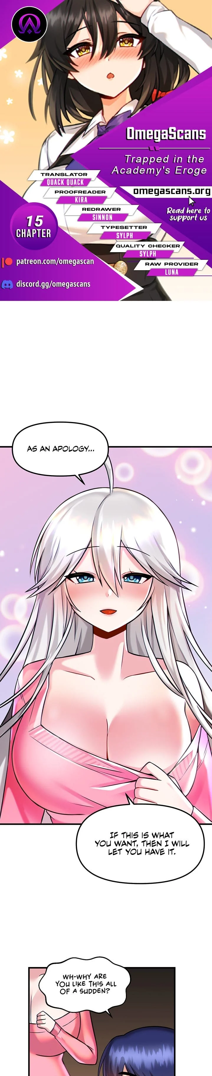 Trapped in a Hentai Game Academy Chapter 15 – page 1