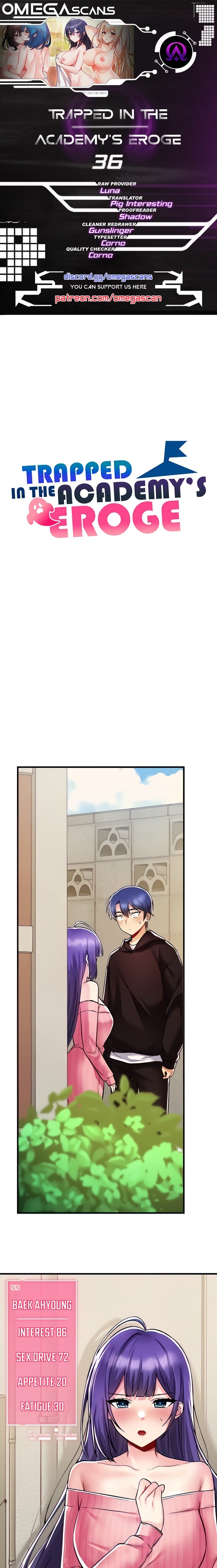 Trapped in a Hentai Game Academy Chapter 36 – page 1