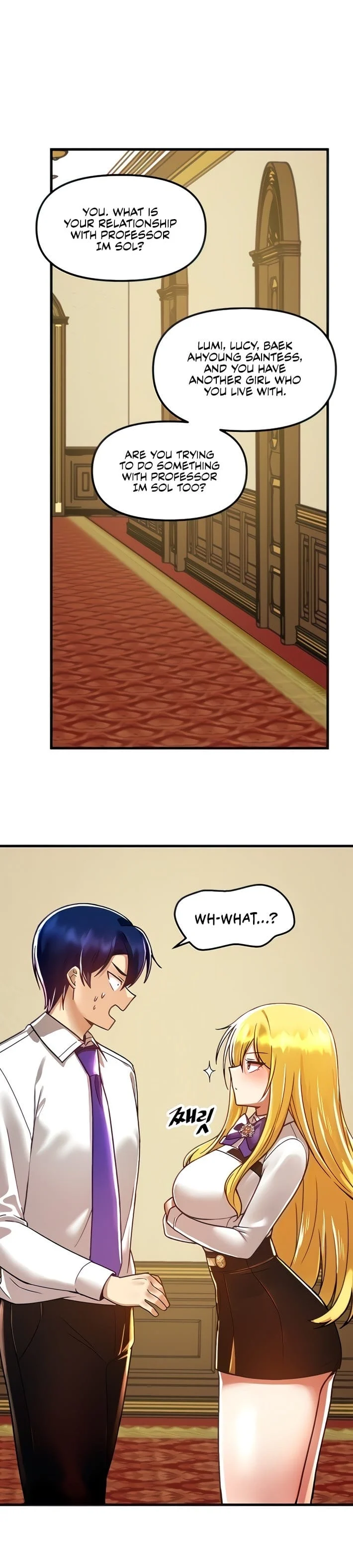 Trapped in a Hentai Game Academy Chapter 46 – page 1