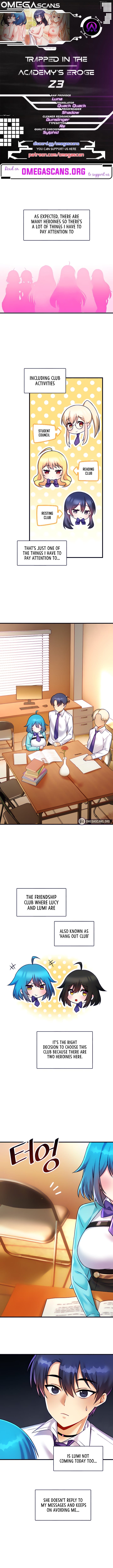 Trapped in a Hentai Game Academy Chapter 23 – page 1
