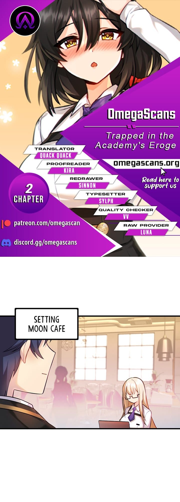 Trapped in a Hentai Game Academy Chapter 2 – page 1
