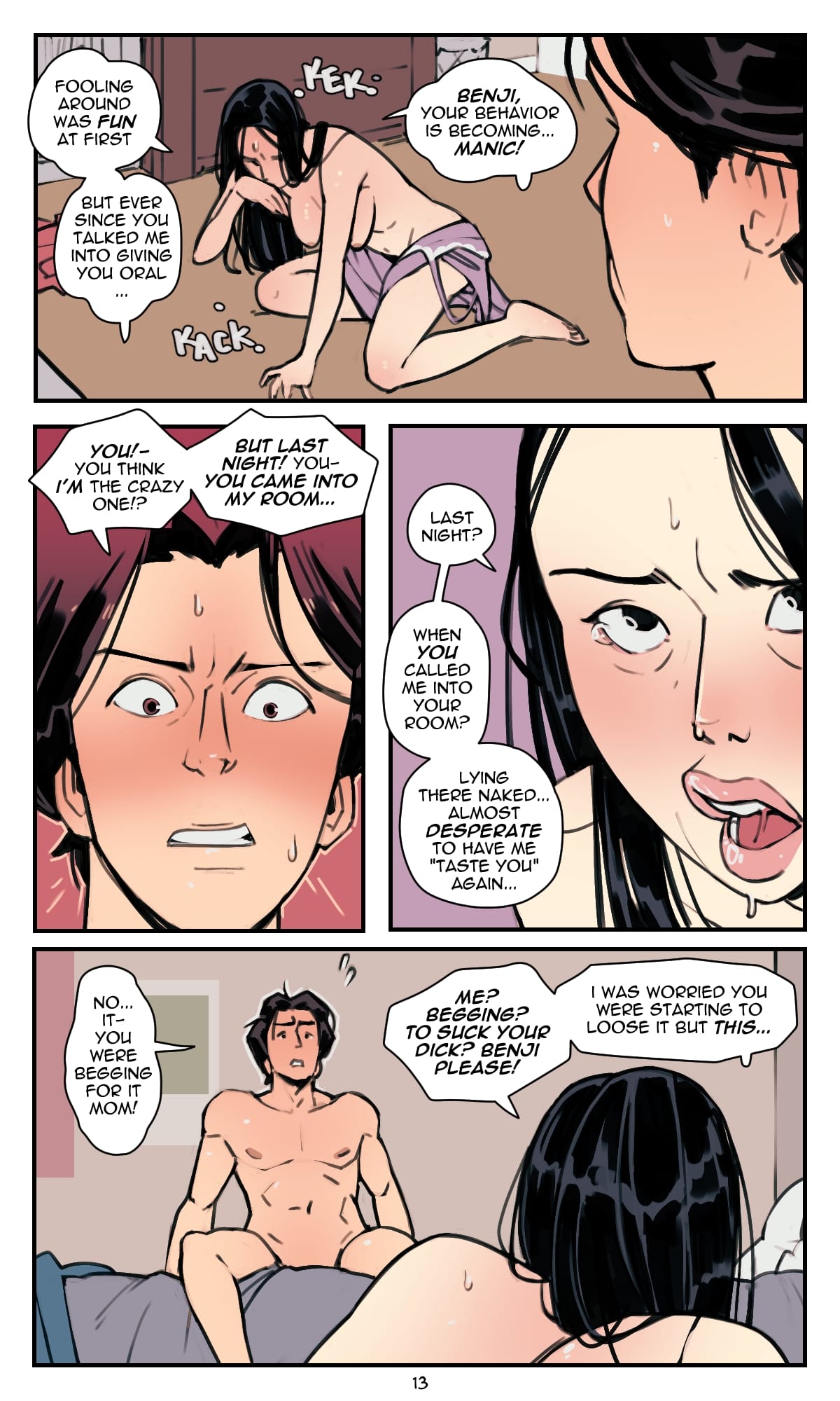 My Manic Mother [NotEnoughMilk] 1 . My Manic Mother - Chapter 1 [NotEnoughMilk] – page 13