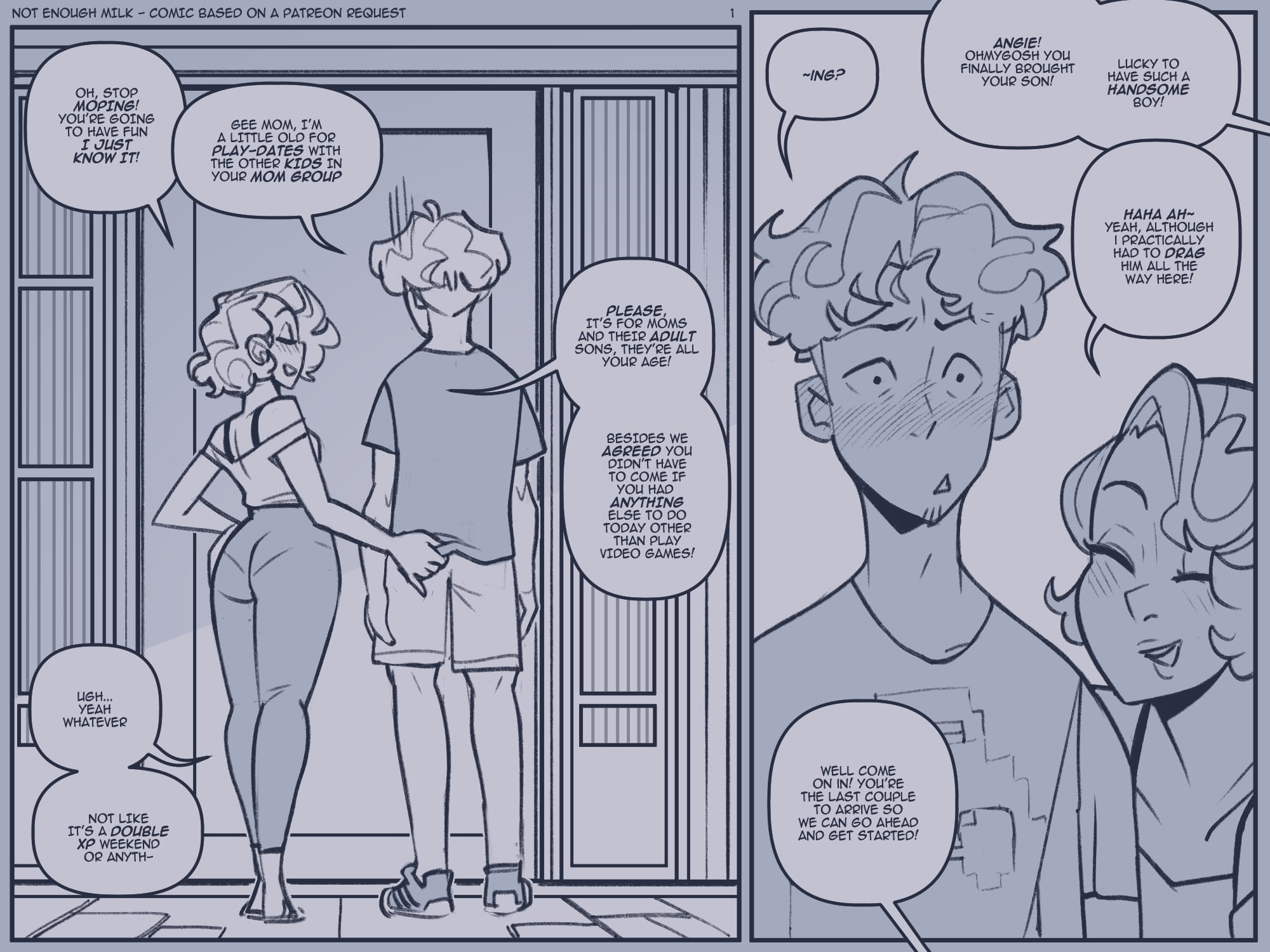 Mom Son Club [NotEnoughMilk] 1 . Mom Son Club - Chapter 1 [NotEnoughMilk] – page 1