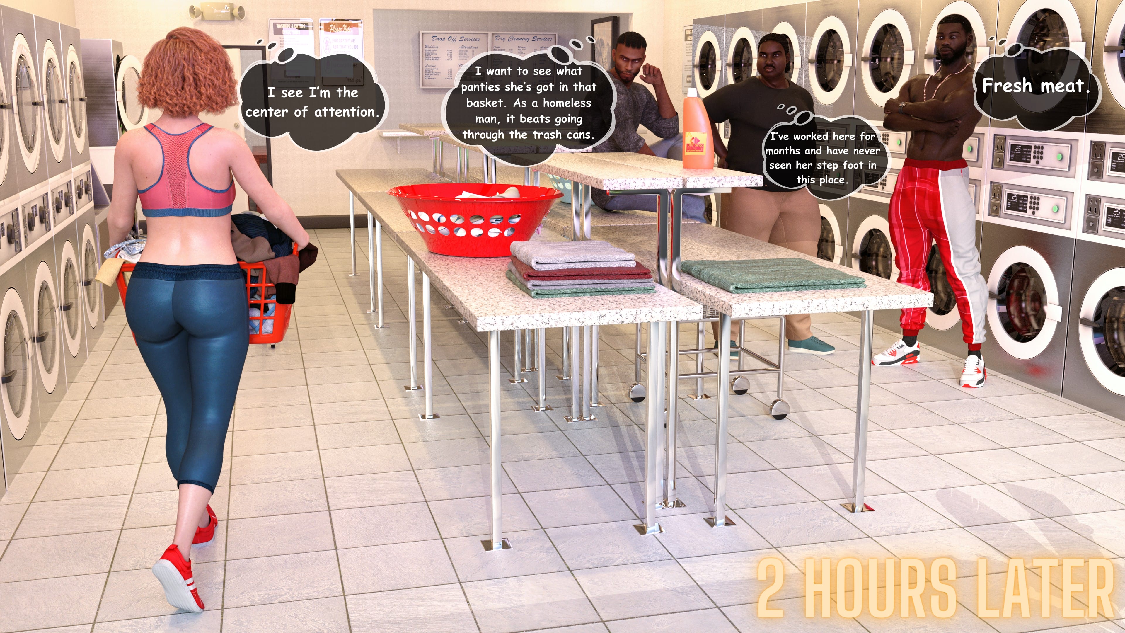 Laundry Day [Mature3DComics] 1 . Laundry Day - Chapter 1 [Mature3DComics] – page 4