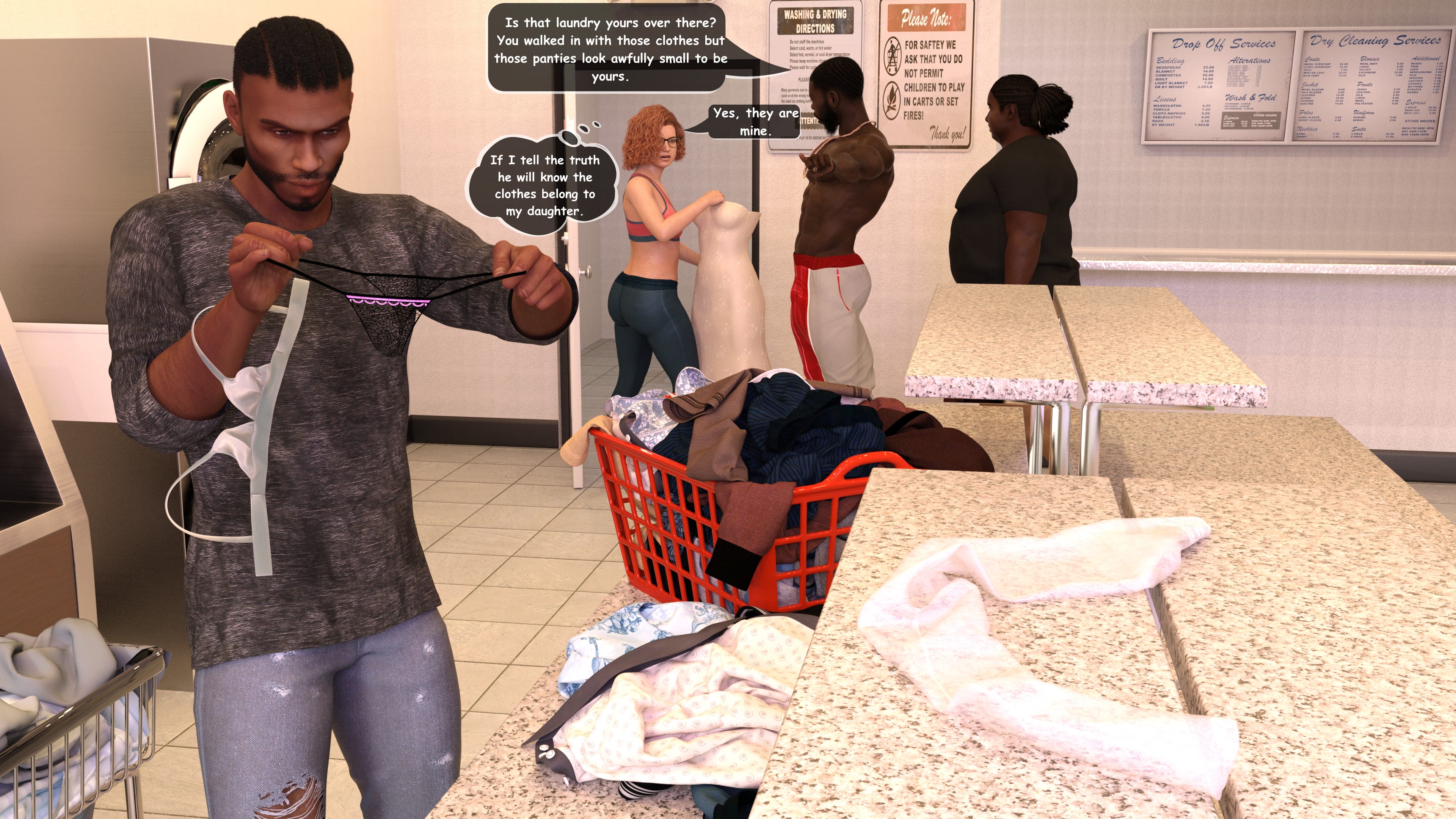Laundry Day [Mature3DComics] 1 . Laundry Day - Chapter 1 [Mature3DComics] – page 5