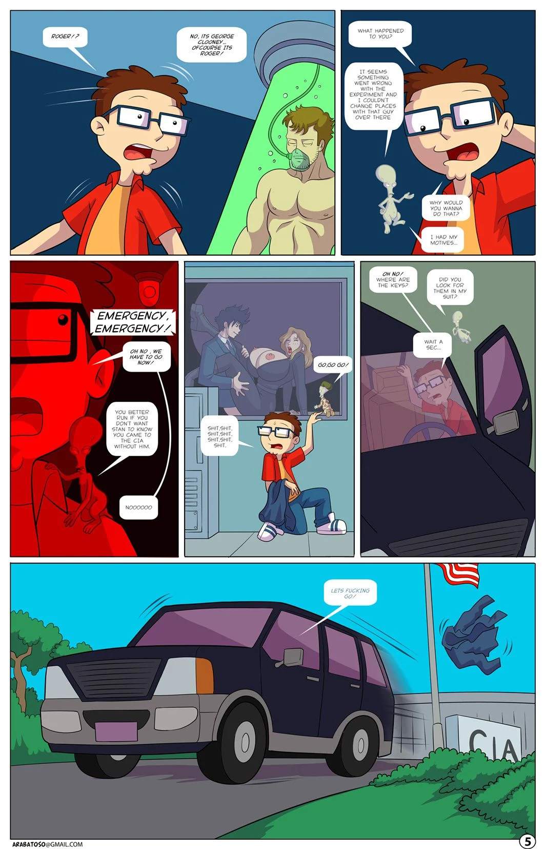 The Tales Of An American Son (American Dad!) [Arabatos] 1 . The Tales Of An American Son - Chapter 1 (American Dad!) [Arabatos] – page 6