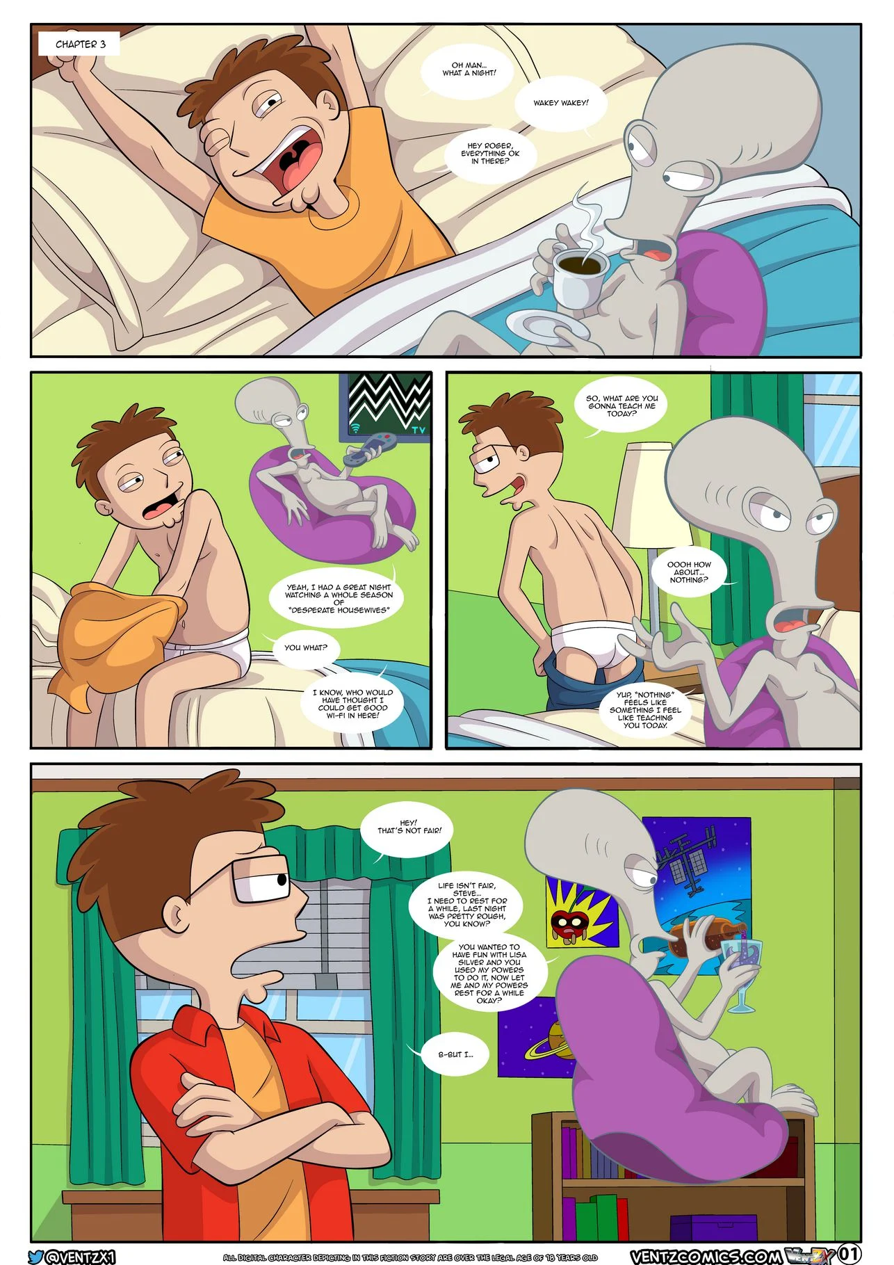 The Tales Of An American Son (American Dad!) [Arabatos] 3 . The Tales Of An American Son - Chapter 3 (American Dad!) [Arabatos] – page 1