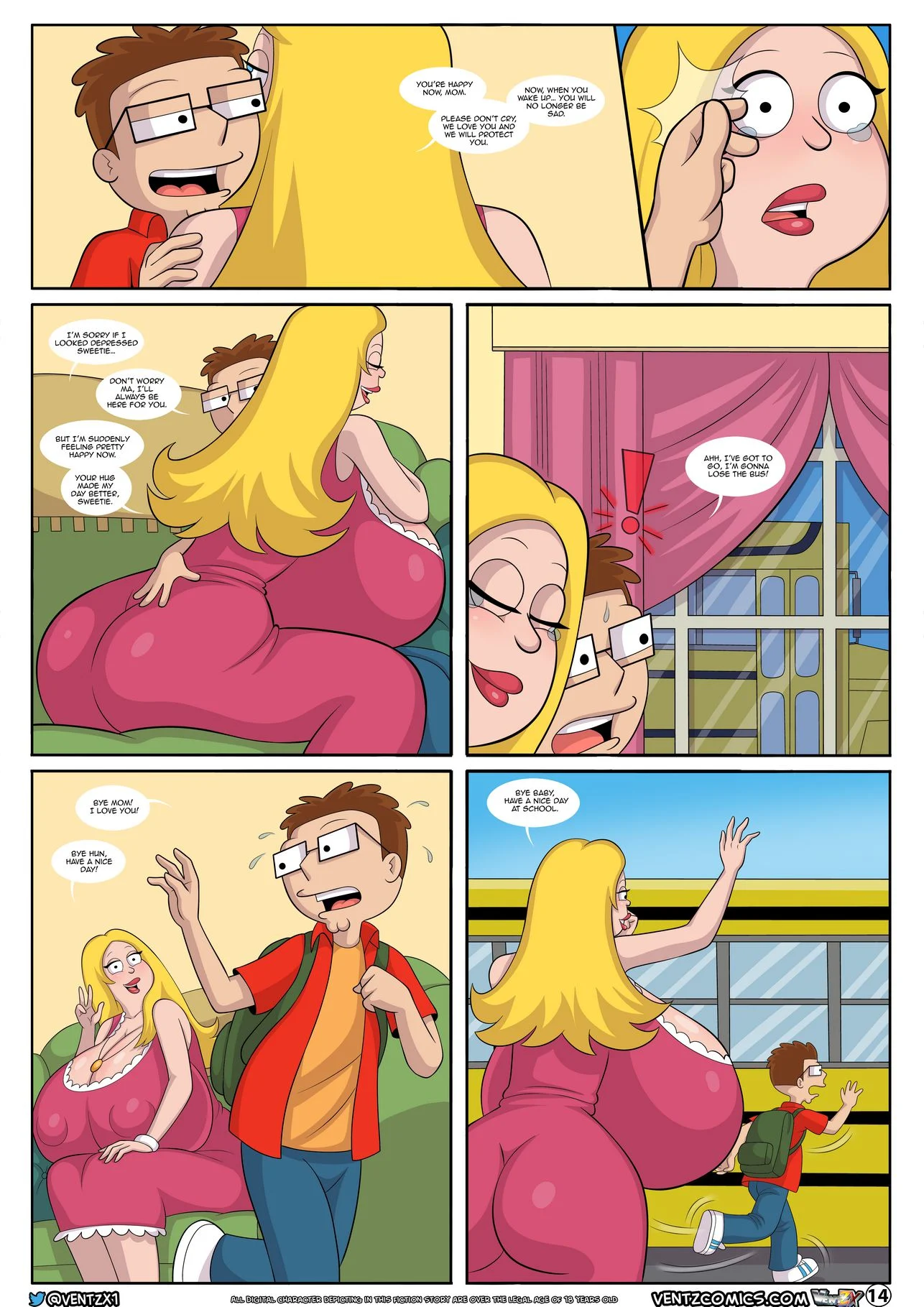 The Tales Of An American Son (American Dad!) [Arabatos] 3 . The Tales Of An American Son - Chapter 3 (American Dad!) [Arabatos] – page 14