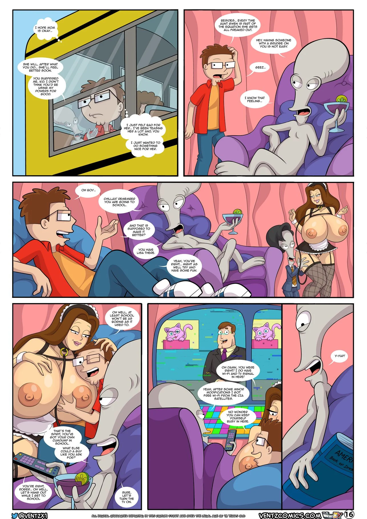 The Tales Of An American Son (American Dad!) [Arabatos] 3 . The Tales Of An American Son - Chapter 3 (American Dad!) [Arabatos] – page 16