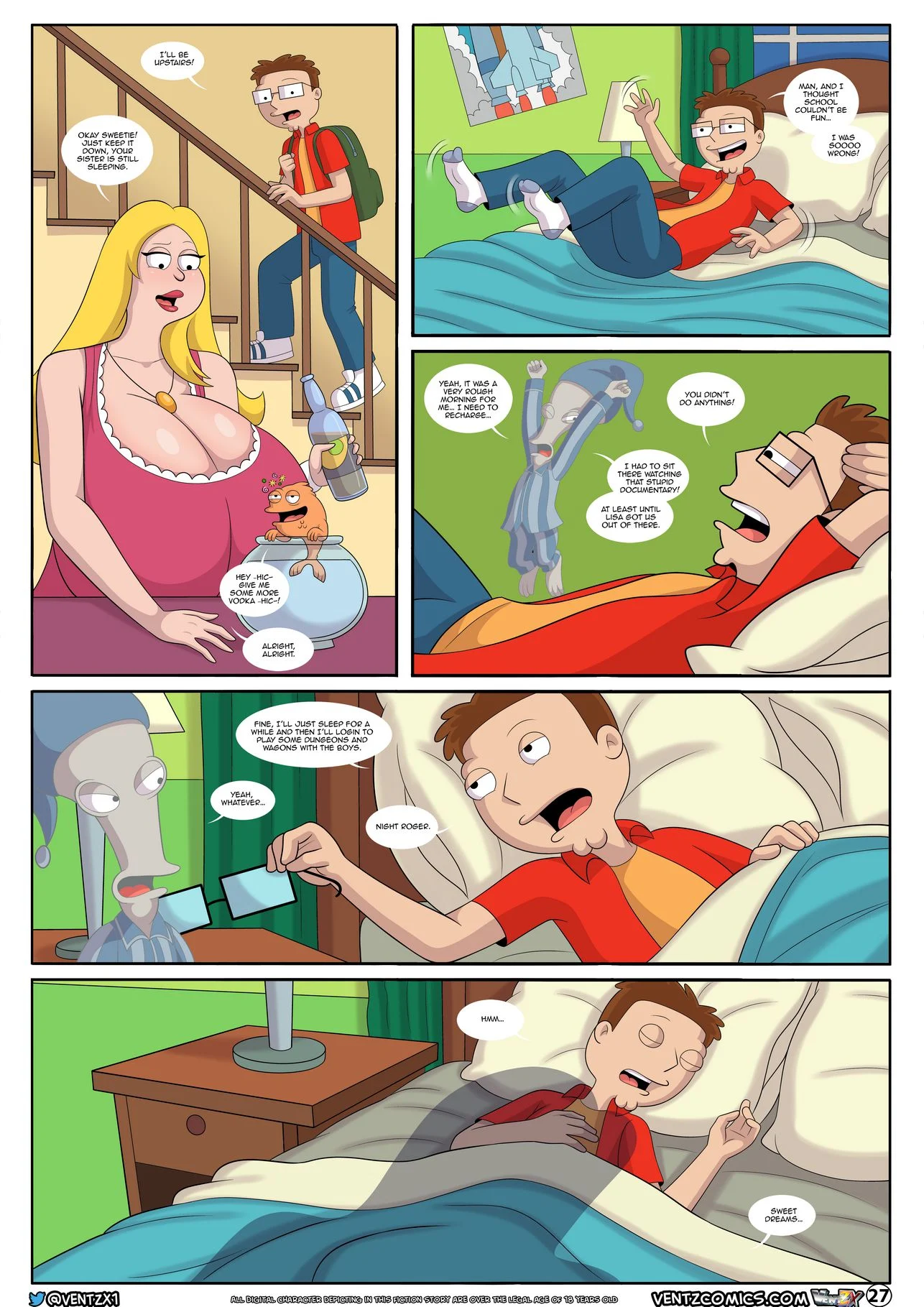 The Tales Of An American Son (American Dad!) [Arabatos] 3 . The Tales Of An American Son - Chapter 3 (American Dad!) [Arabatos] – page 27