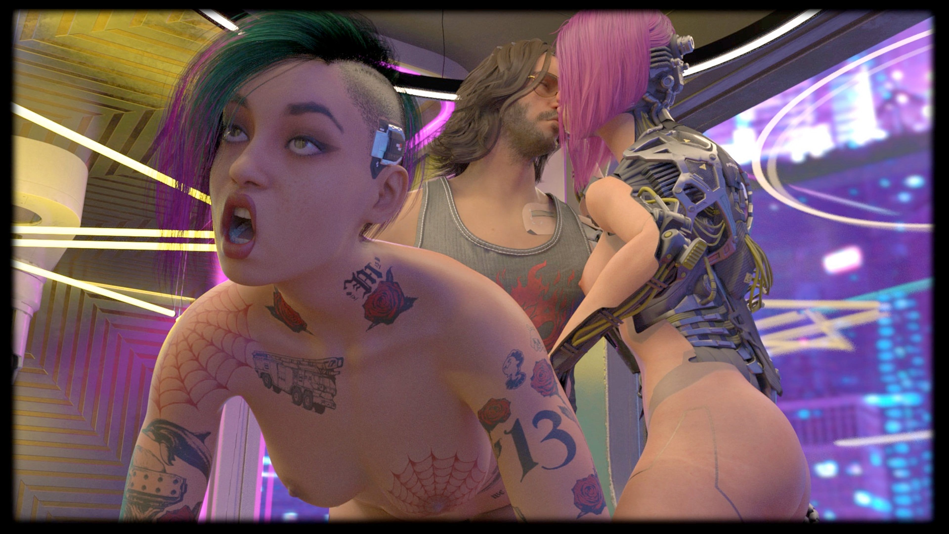 Cyber Punk 77 [Sexy3DComics | Gonzo] 1 . Cyber Punk 77 - Chapter 1 [Sexy3DComics | Gonzo] – page 38