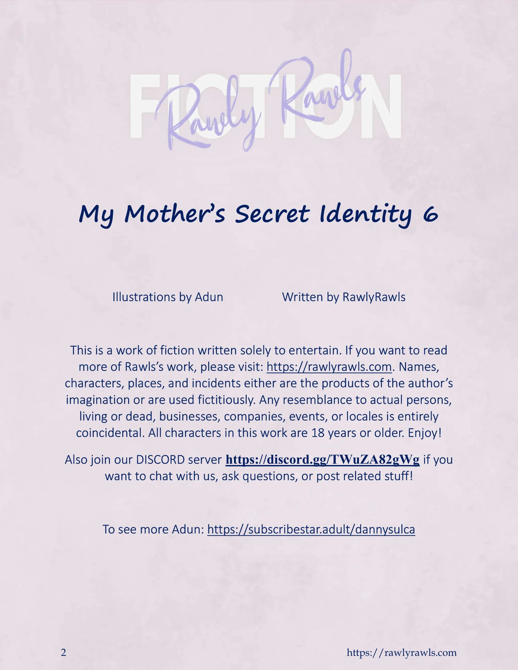 My Mother's Secret Identity [Adun | Danny Sulca , RawlyRawls] 6 . My Mother's Secret Identity - Chapter 6 [Adun | Danny Sulca , RawlyRawls] – page 2