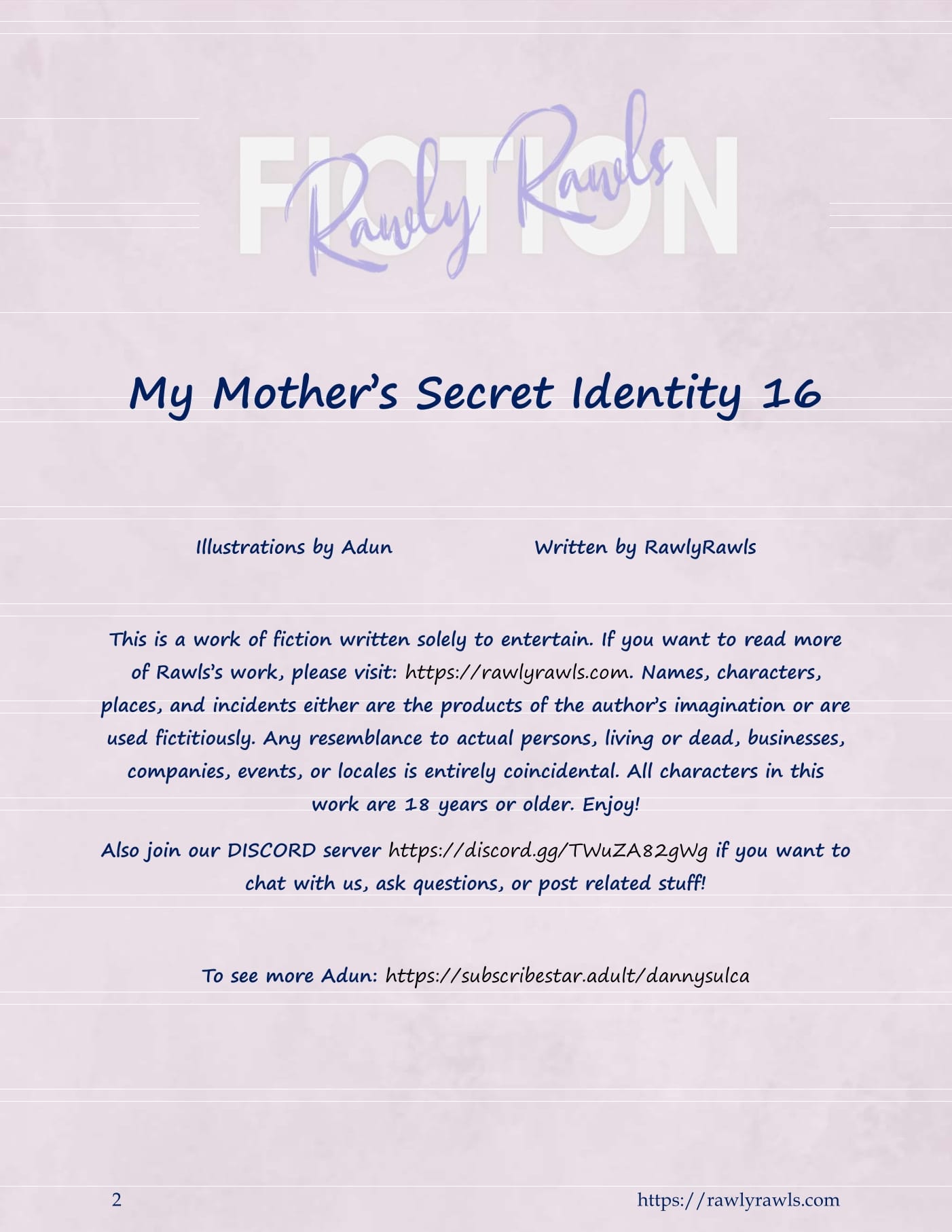 My Mother's Secret Identity [Adun | Danny Sulca , RawlyRawls] 16 . My Mother's Secret Identity - Chapter 16 [Adun , RawlyRawls] – page 2
