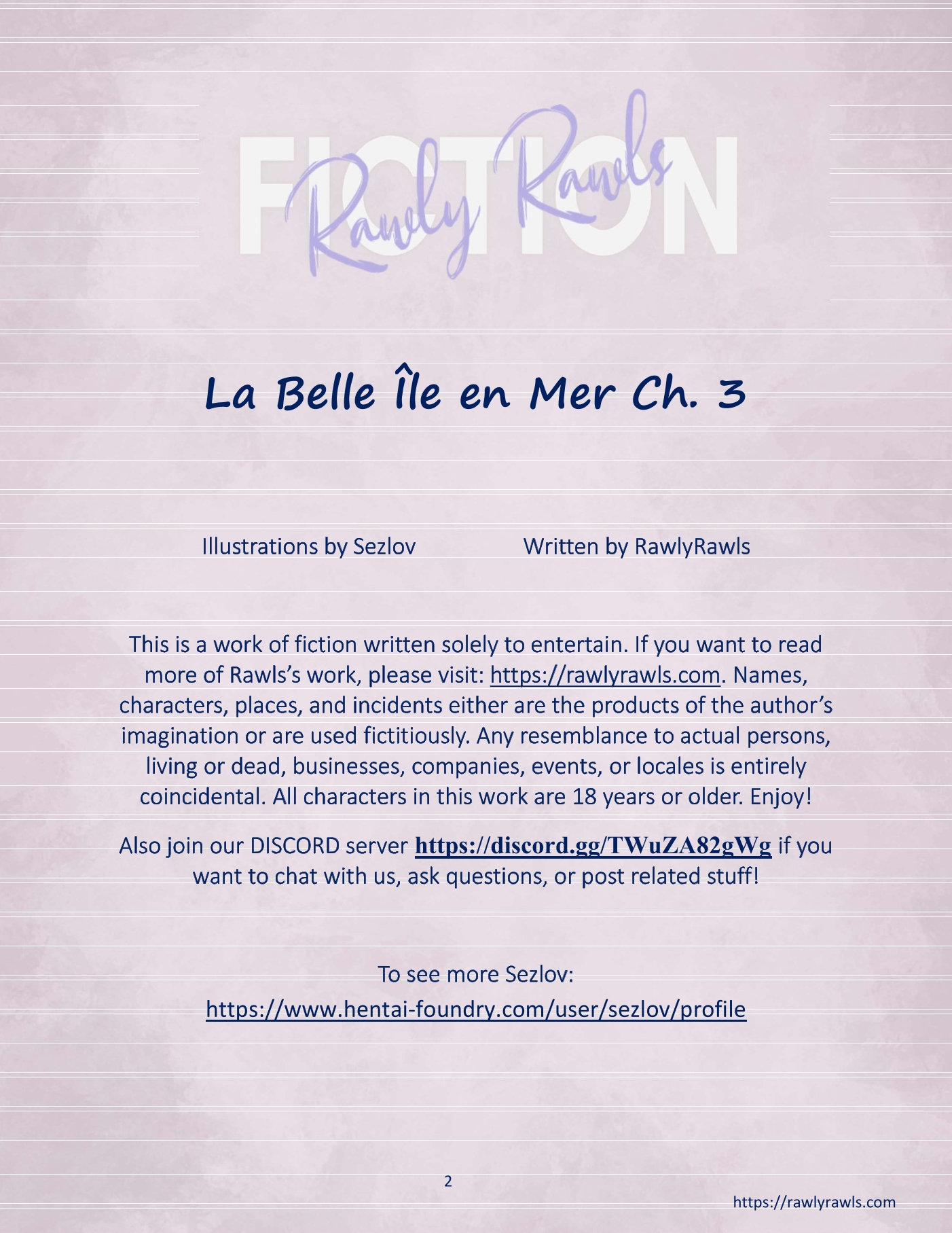 La Belle Ile en Mere [Sezlov , RawlyRawls] 3 . La Belle Ile en Mere - Chapter 3 [Sezlov , RawlyRawls] – page 2